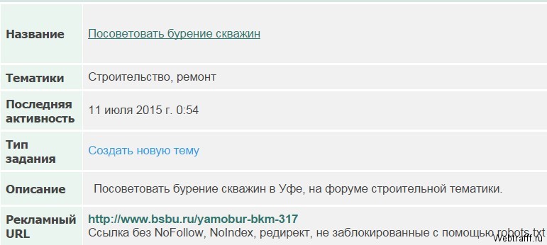 Заработок на Forumok