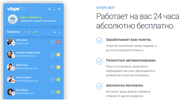 накрутка втопе